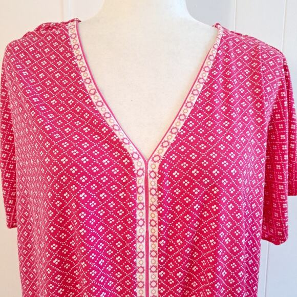 JM Collection Tied Waist V-neck Top - Picture 6 of 8